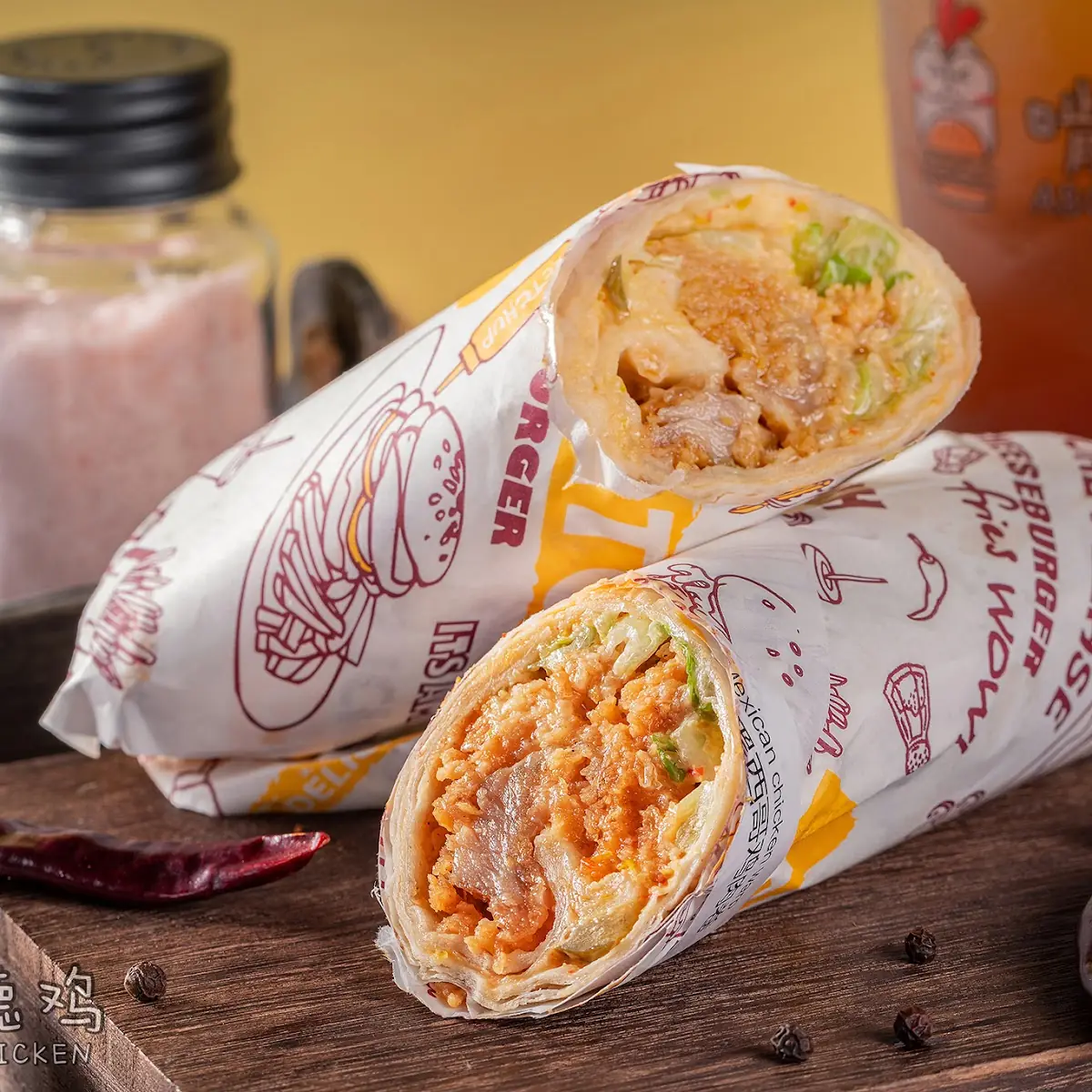 a7墨西哥鸡肉卷 mexican chicken burrito